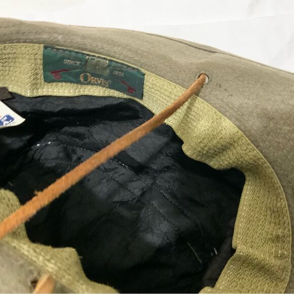 Orvis Unisex Bucket Hat one size with strap - Picture 6 of 9